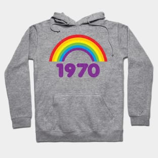 1970 Rainbow Hoodie